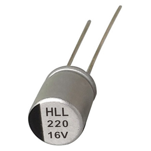Hll nagy fodrozódás, alacsony ESR radiális polimer alumínium elektrolitkondenzátor Hll nagy fodrozódás, alacsony ESR radiális polimer alumínium elektrolitkondenzátor